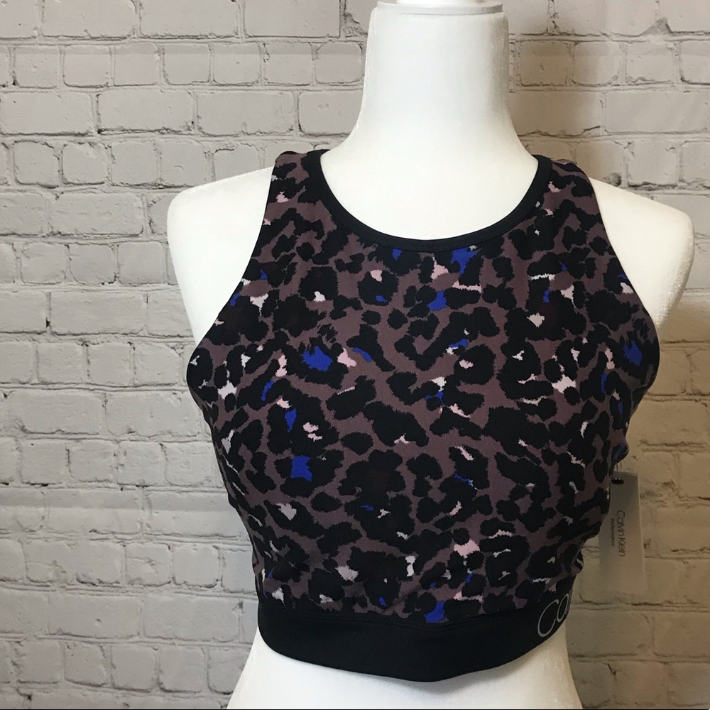Calvin Klein performance racerback sports bra NWT